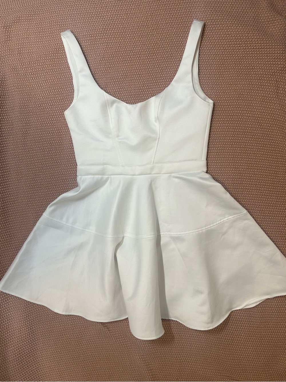 Adeirlina White Fit &Flare Mini Dress Size Small NWT Bridal Graduation cocktail